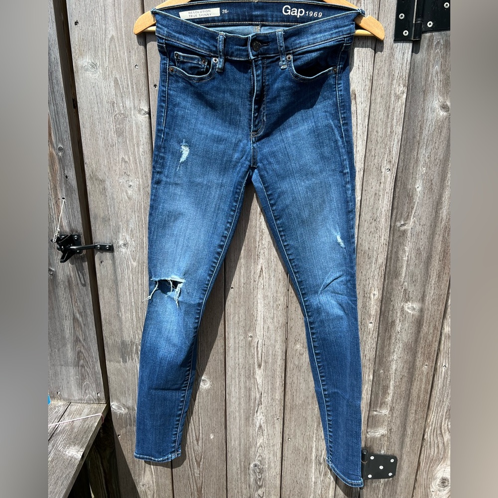 Gap Distressed Denim Jeans